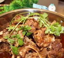 Lamb Ribs and Sheep Bones Hot Pot