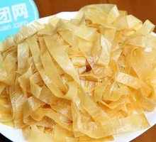 Oil-soaked tofu skin