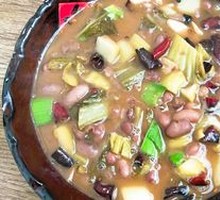 Sour Cabbage with Corn and Beans