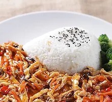 Fish-Flavored Shredded Pork Rice Bowl