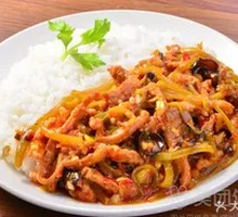 Fish-Flavored Shredded Pork Rice Bowl