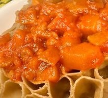 Sauce-drizzled Buckwheat Noodle Nest
