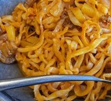 Stir-Fried Noodles in Iron Pot