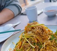 Mashed Potatoes with Buckwheat Noodles