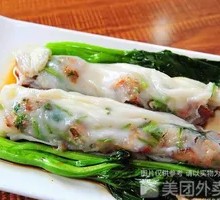 Barbecued Pork Rice Noodle Roll