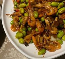 Stir-fried Mung Beans with River Shrimp