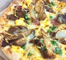 Teriyaki Beef and Potato Pizza