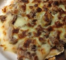 Cheese Black Pepper Beef Rice Bake