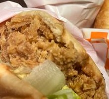 Crispy Chicken Leg Burger