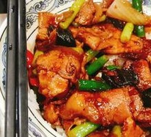 Fish-Flavored Shredded Pork Rice Bowl