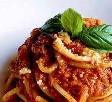 Italian Beef Bolognese Noodles