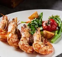 Pan-seared Tiger Prawn