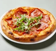 Big Eye Milan-Style Salami Pizza