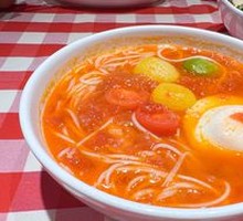 Grandpa Zhang's Hollow Noodles (Tomato Sour Soup)