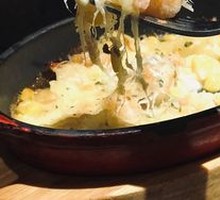 Baked Corn with Shrimp and Cheese