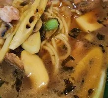 Bamboo Shoot and Noodle Stir-Fry