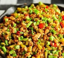 Minced Pork with Sour Beans