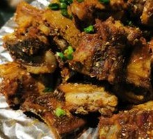 Charcoal-grilled Lamb Ribs