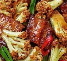 Pork Belly Stir-Fried with Cauliflower