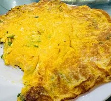 Pan-fried Egg with Greens