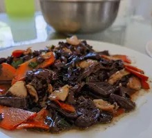 Stir-fried Pork with Wild Mushrooms