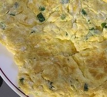 Wild Greens and Egg Pancake
