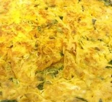 Fiddlehead Fern and Egg Pancake