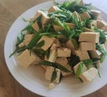Tofu with Green Onion