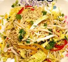 Bok Choy and Tofu Skin Salad