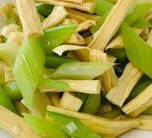 Celery with Tofu Skin