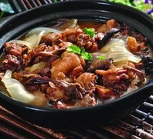 Chicken Stewed with Mushrooms