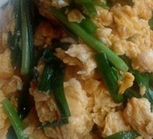 Scrambled Eggs with Green Onions