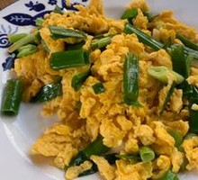 Scallion Stir-fried Eggs