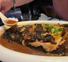 Fish Head with Pancake in Miyun Reservoir