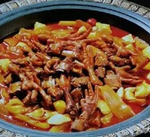 Pork Rib and Chicken Foot Stew