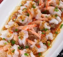 Steamed Chinese Prawns with Garlic and Vermicelli