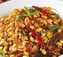 Stir-fried Glass Noodles with Mung Bean Sprouts
