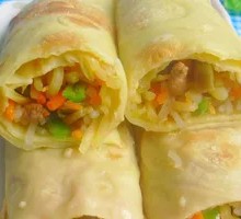 Egg Pancake with Potato Shreds