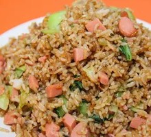 Grilled Sausage Fried Rice