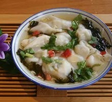 Chicken Broth Pork Dumplings