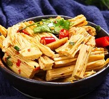 Sweet and Spicy Tofu Skin