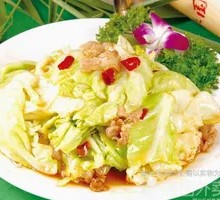 Braised Shredded Cabbage in Clay Pot