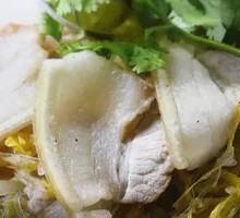 Hot Pot with Sour Cabbage, Tofu, and Pork