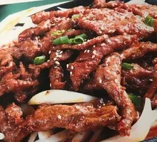 Onion Stir-Fry with Mongolian Meat