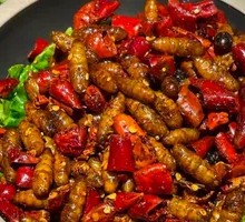 Dry-Fried Bee Larvae