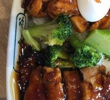 Kung Pao Chicken with Sauce Chicken Rice