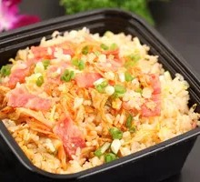 Spicy Kimchi Bacon Fried Rice