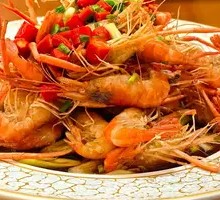葱油河虾