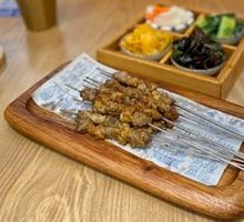 Skewered Lamb with Steel Rod