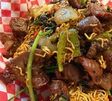 脆脆拉面爆鸡胗